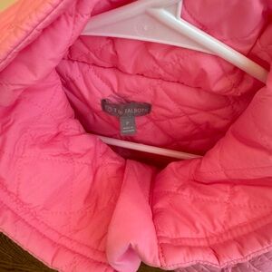 Talbots pink vest size small petite